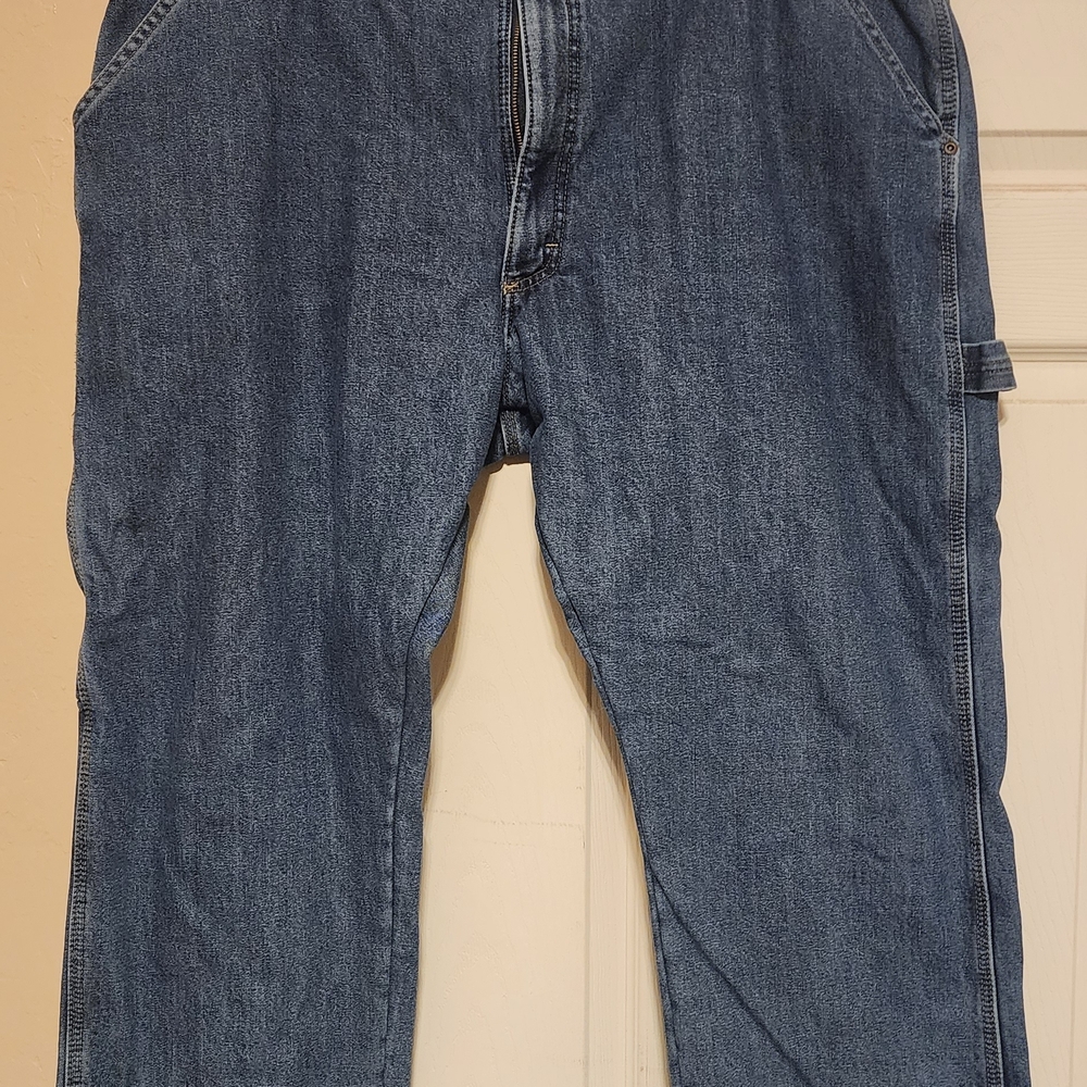 Wrangler Men's Relaxed Fit Blue Jeans Fleece Lined